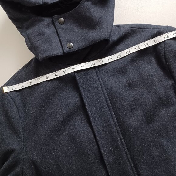 Calvin Klein Wool Blend Detachable Hood Coat - Picture 11 of 16